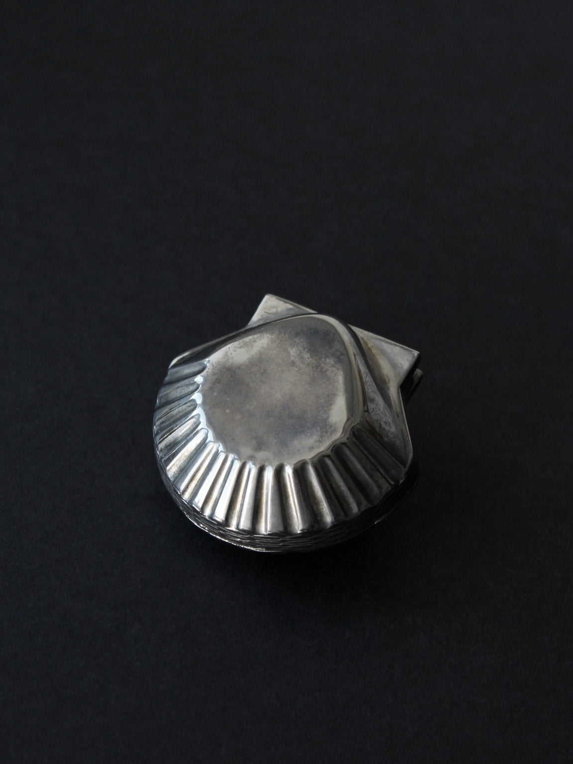 Boîte à Pilules Coquillage Plaqué Argent