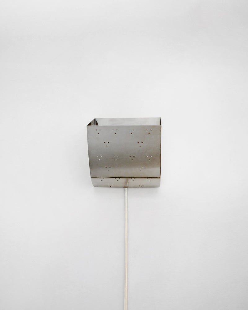 Jolene Wall Lamp - Polished Steel by Hein Studio | The Oblist — polished steel material, modern design