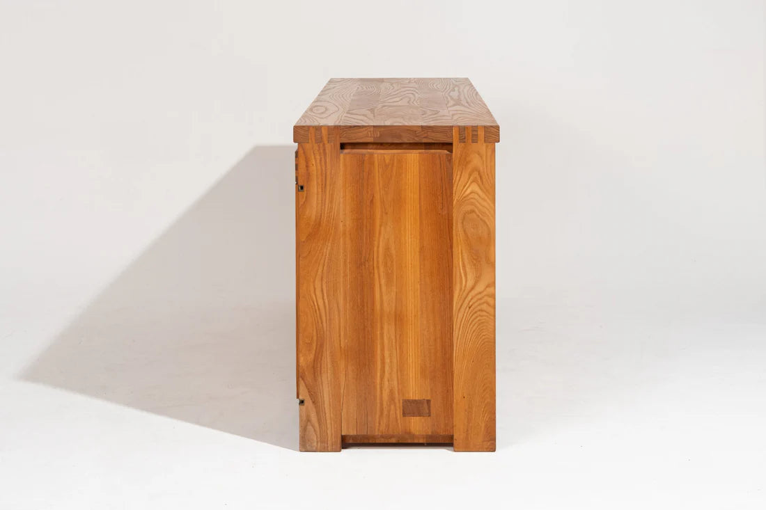 Pierre Chapo R08 Sideboard in Solid Elm Wood, France 1960s — additional view