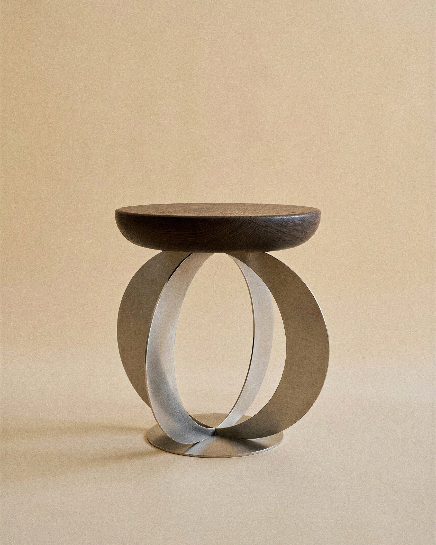 Minor Stainless Steel Side Table — lifestyle setting