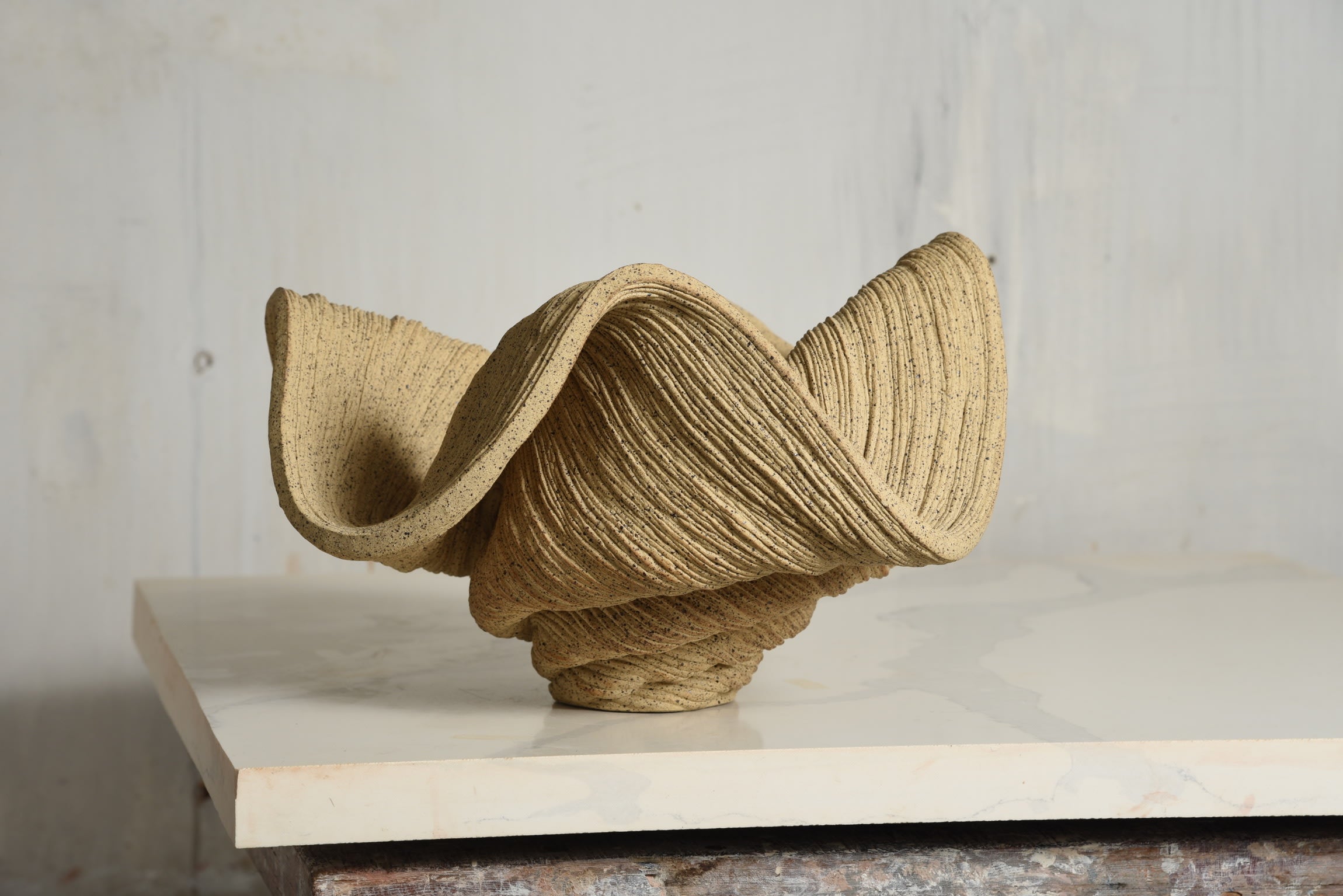 Wide Speckled Bowl by The Soucy Shop | The Oblist