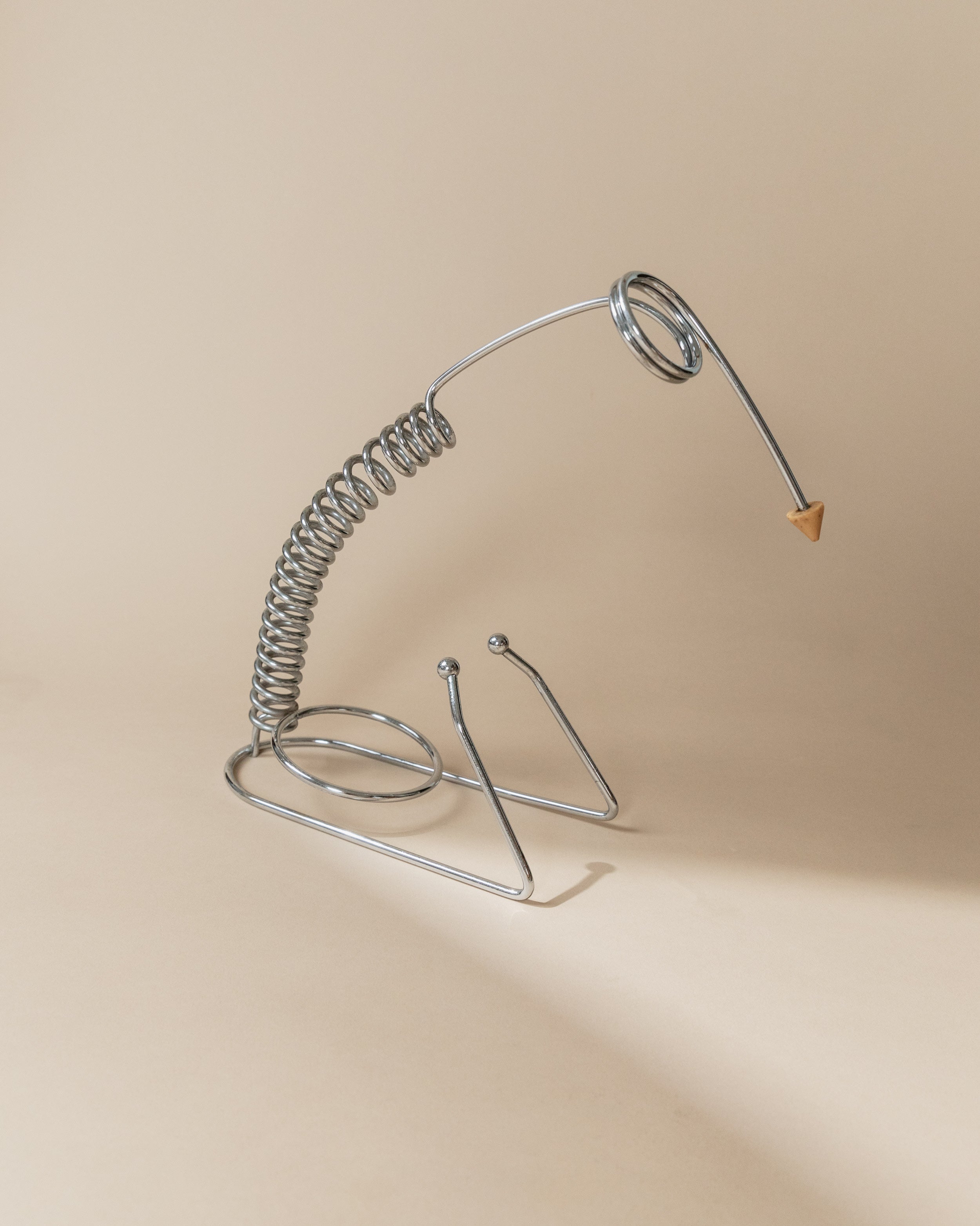 Porte-bouteille en acier inoxydable, Italie années 1980