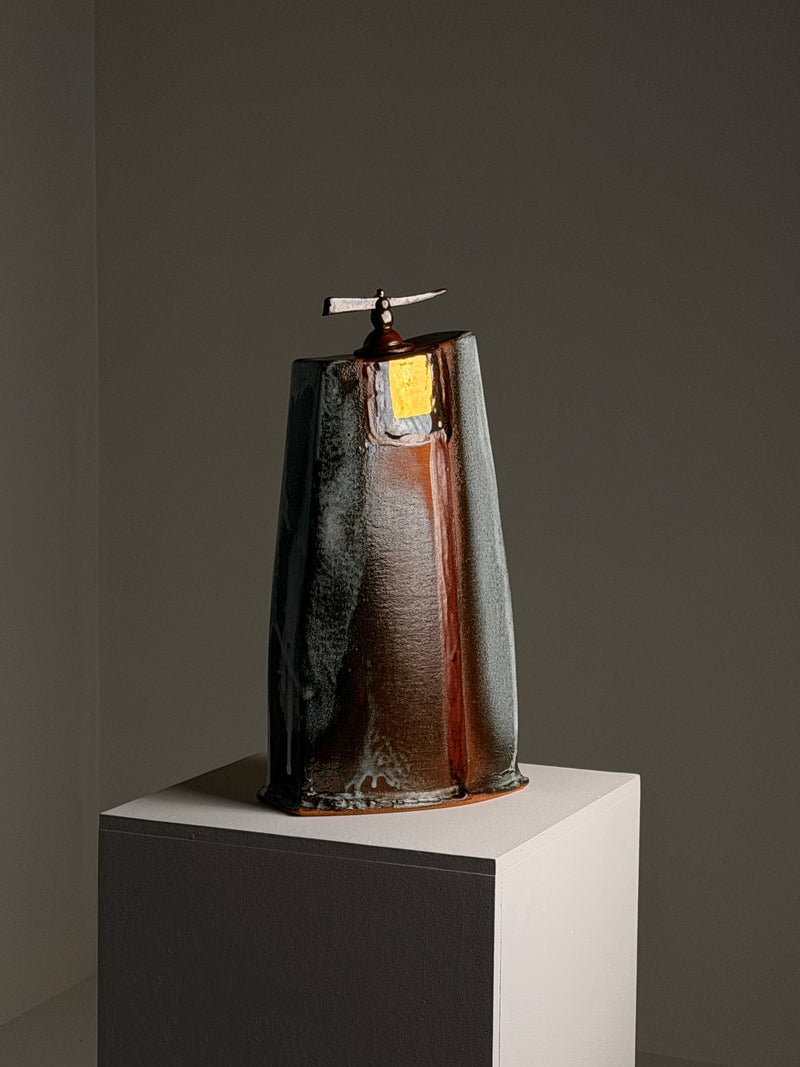 Monumental covered stoneware sculpture by Philippe le Bouteiller, France. by Figuresdesign | The Oblist