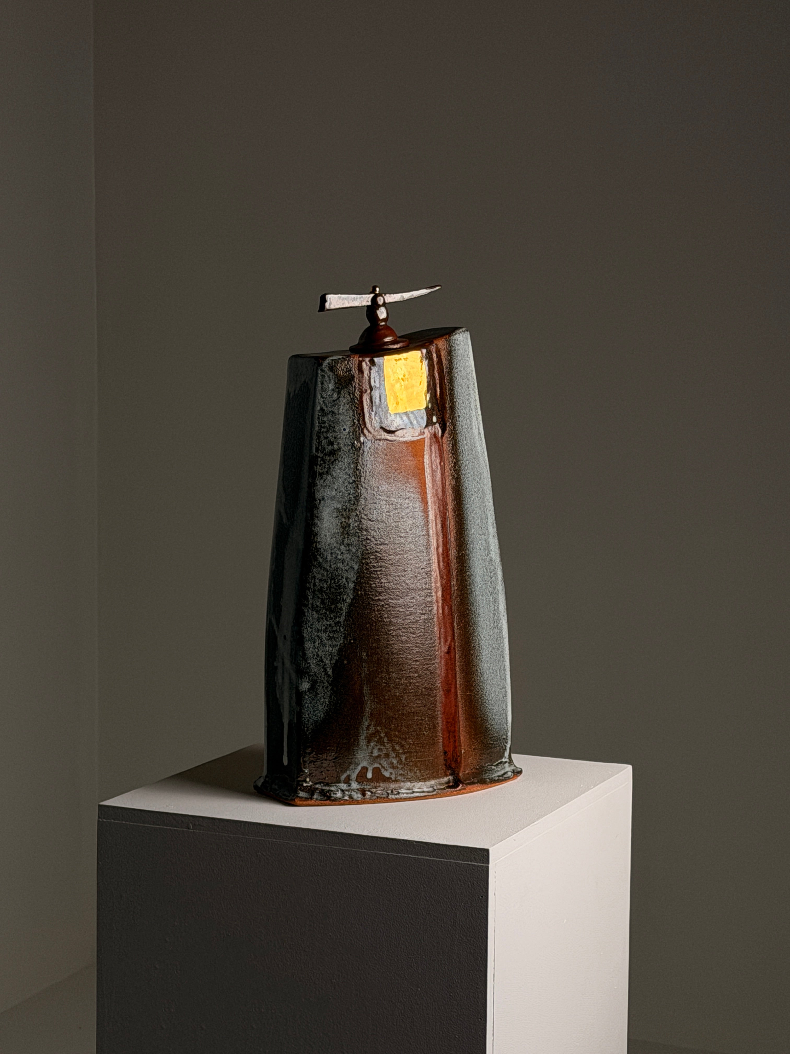 Monumental covered stoneware sculpture by Philippe le Bouteiller, France. by Figuresdesign | The Oblist