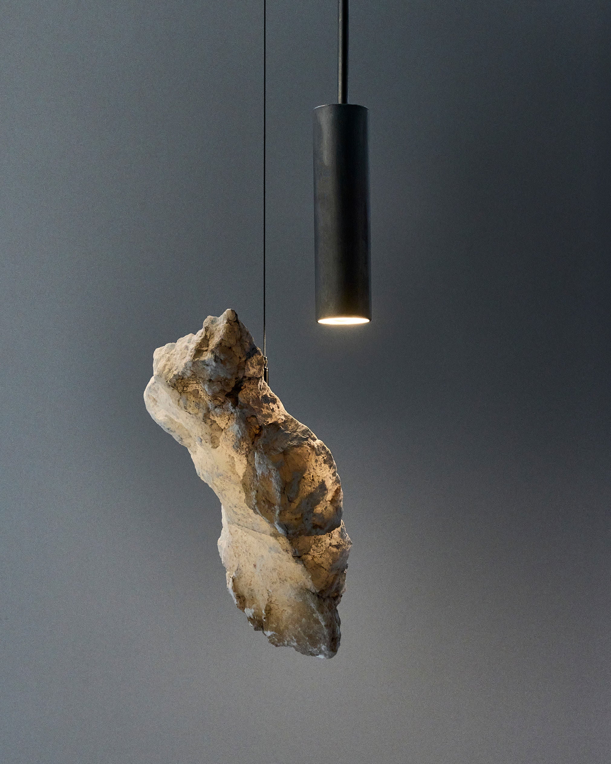 'Aster' Alabaster Stone Pendant — lifestyle setting