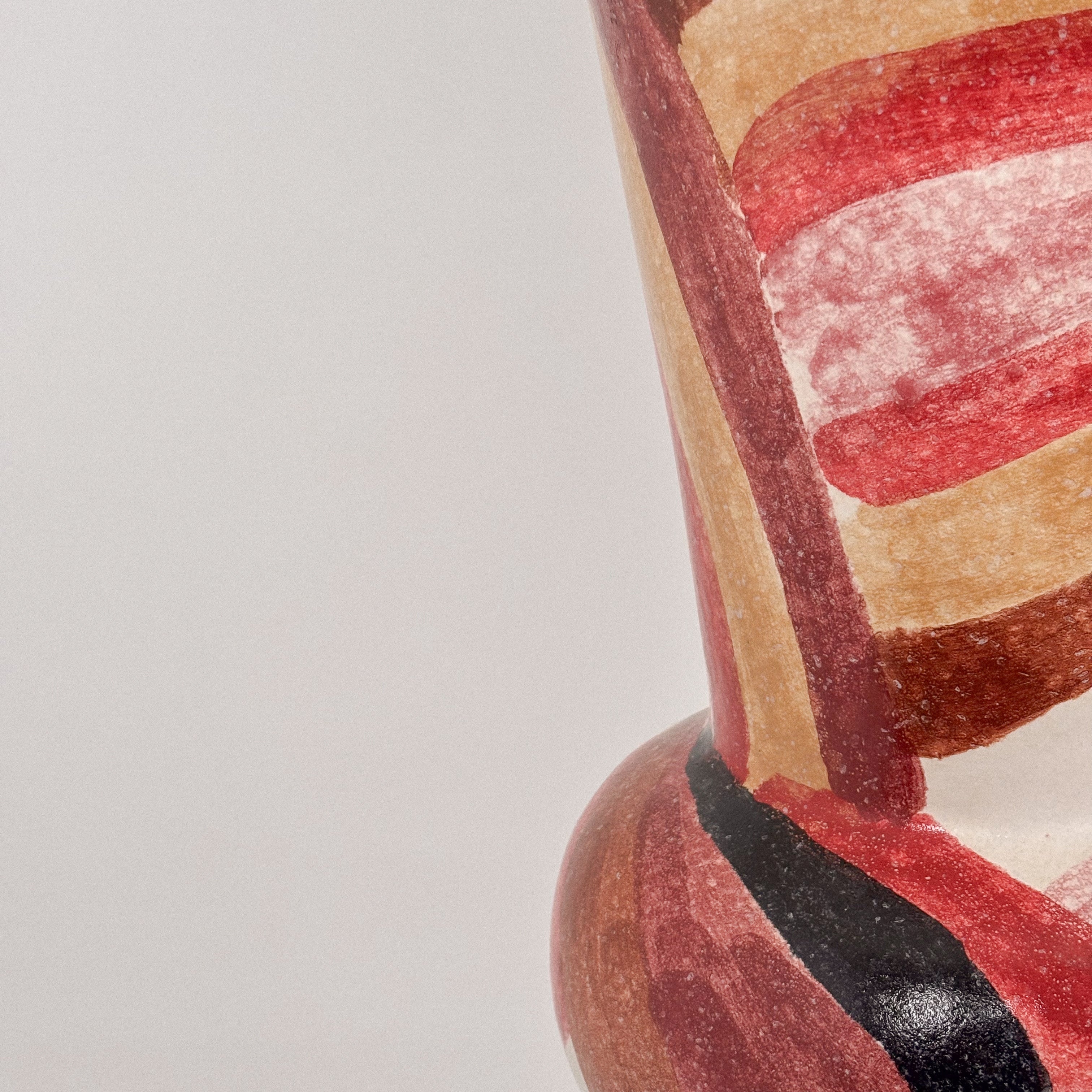 Grande Lampe en Céramique signée “HO”, années 1960