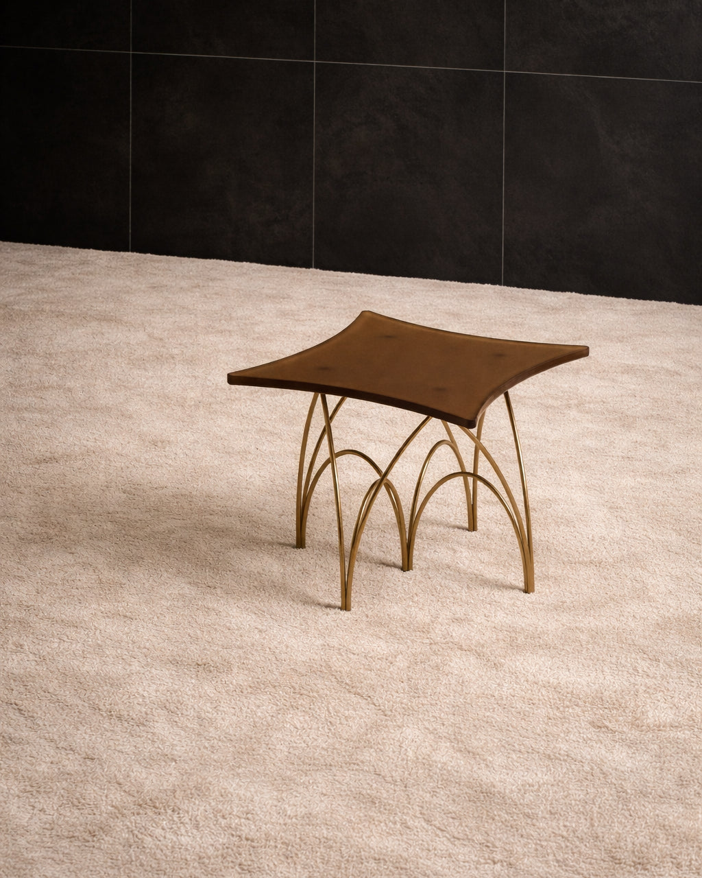 Table d'appoint ARCH - Verre transparent