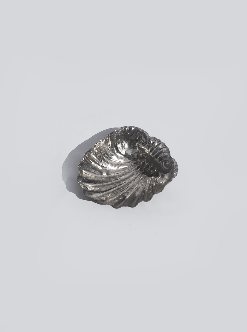 Small Silver-plated Shell Vide Poche by Les Objoies | The Oblist