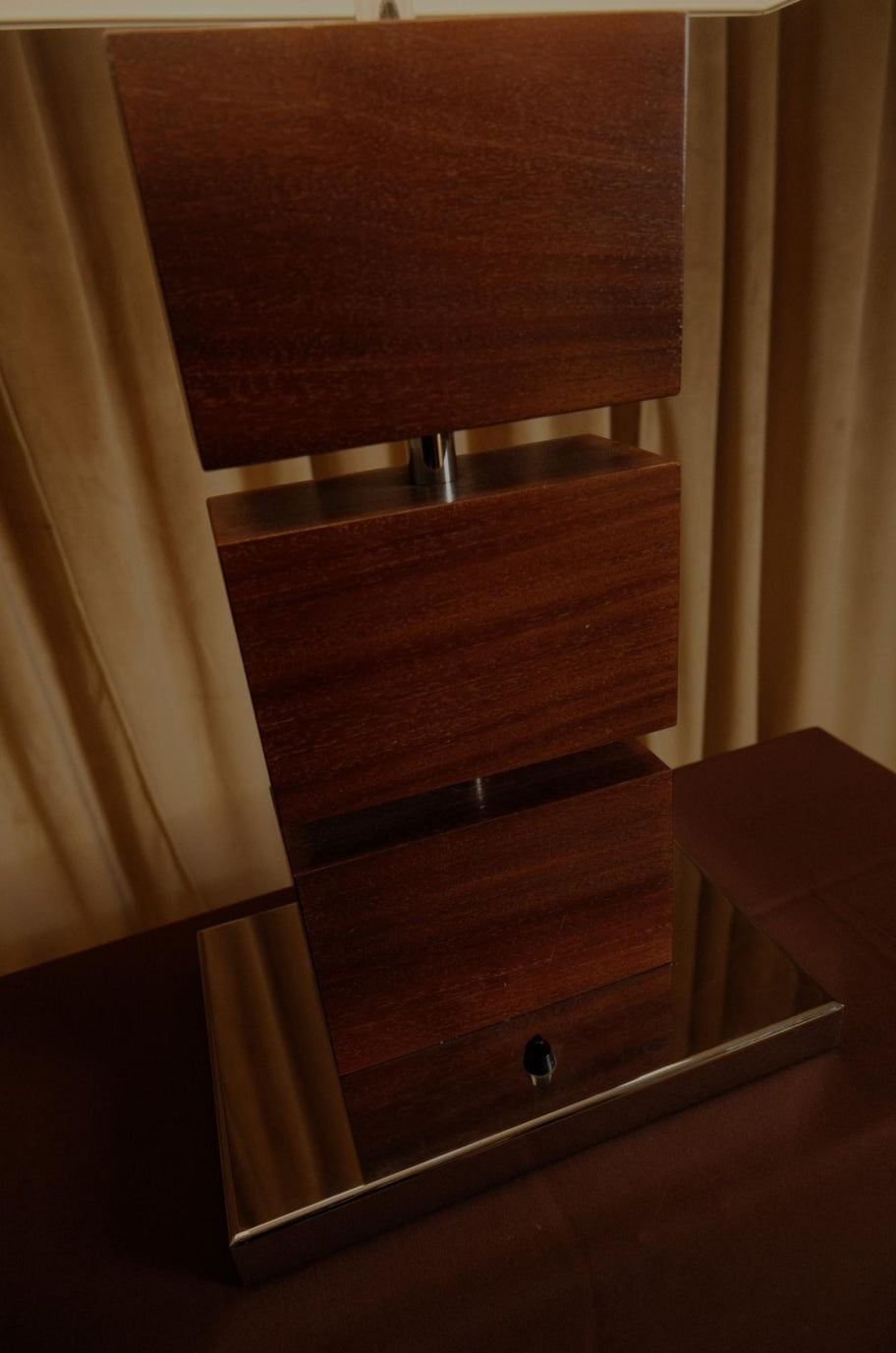 Pair of French Hotel Table Lamps — close-up