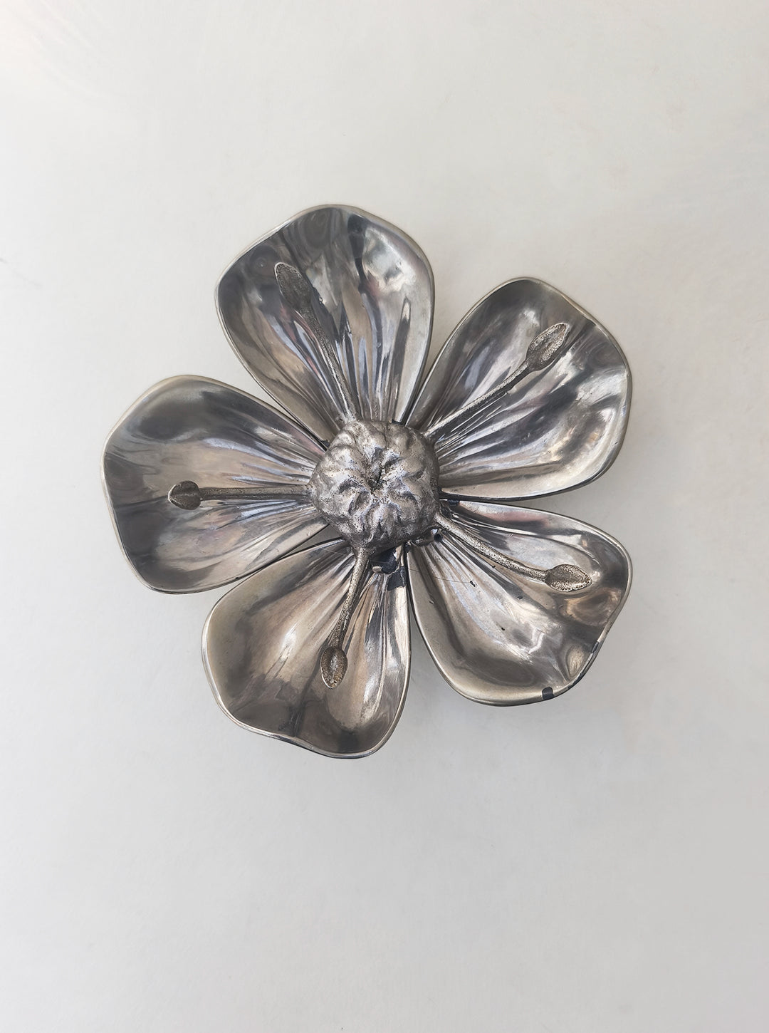 Art Nouveau Floral Ashtray — lifestyle setting