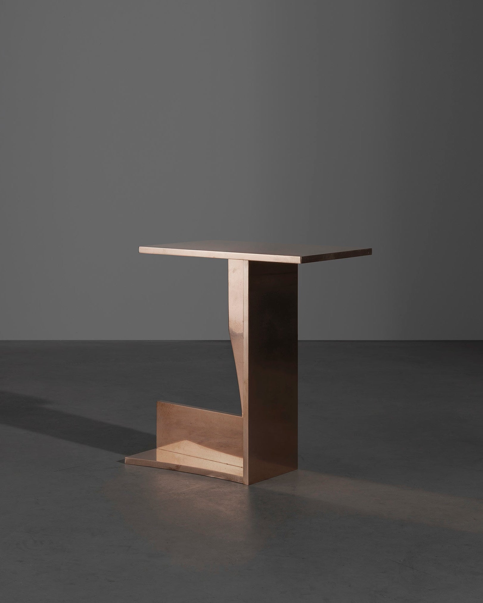 JG no3 - Side Table by studiokhachatryan | The Oblist — modern copper material