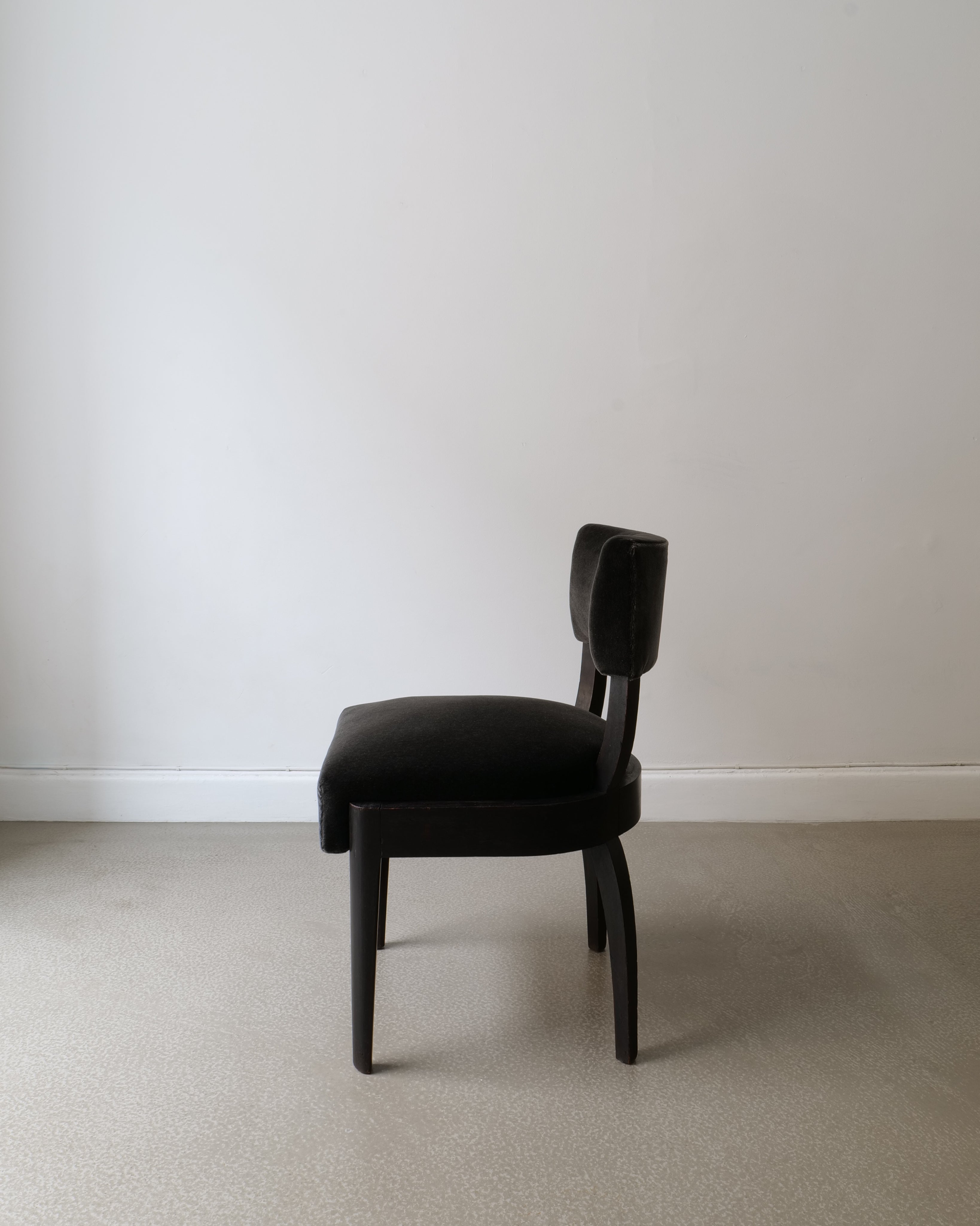 René Prou Accent Chair 1930s — detail view