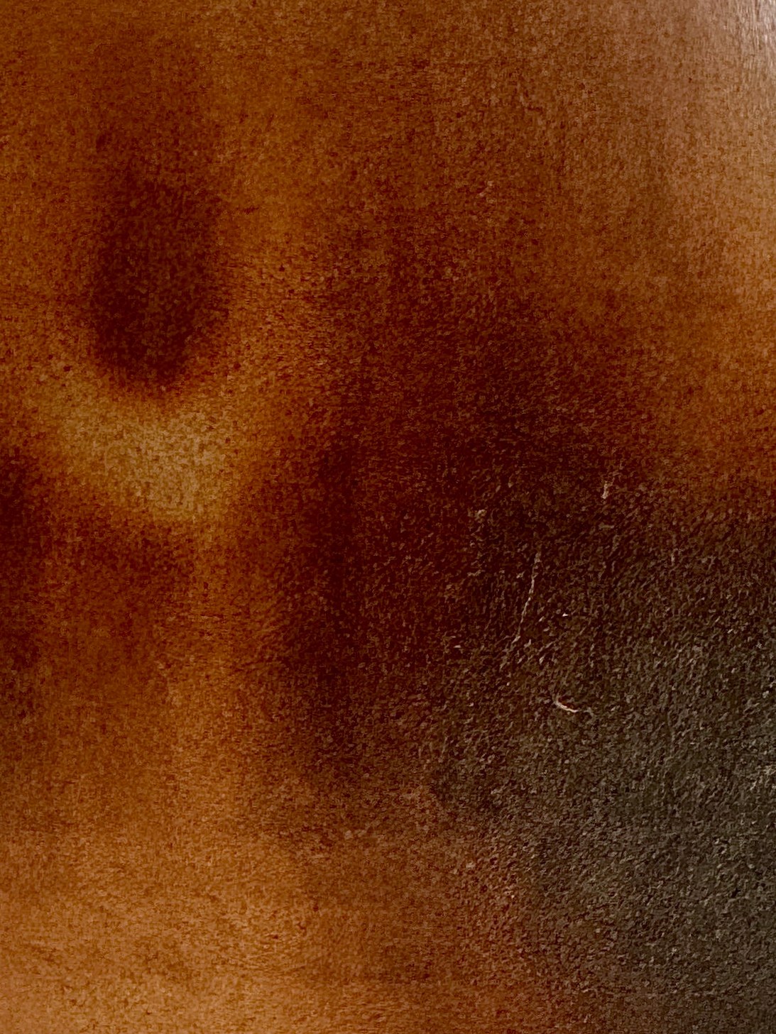 Amber glass texture detail of Soliflore vase by Pierre Bayle
