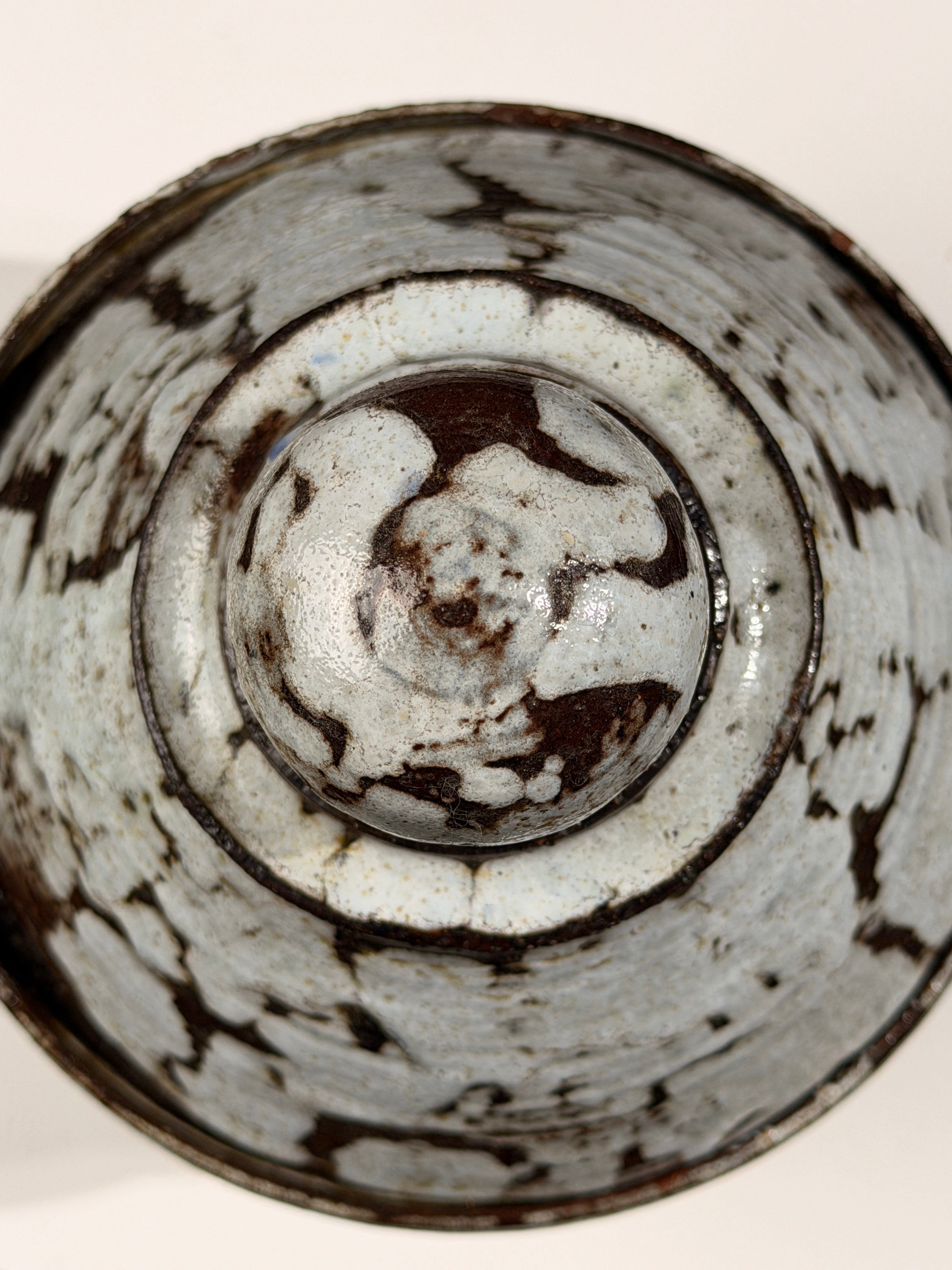 Large stoneware tureen by Cécile Dein, circa 1960 — side angle