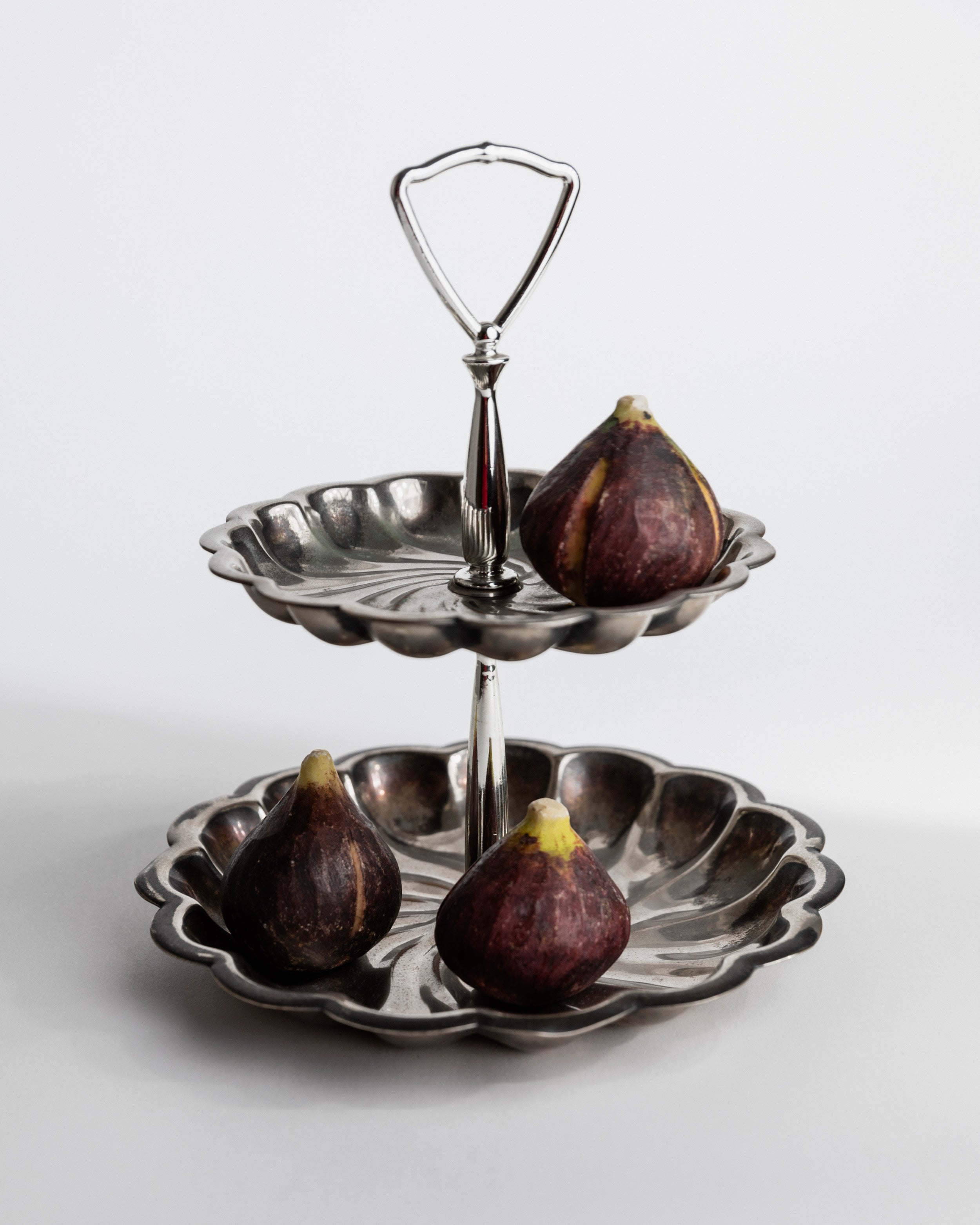 1950s Silver Plated 3 Level Tray