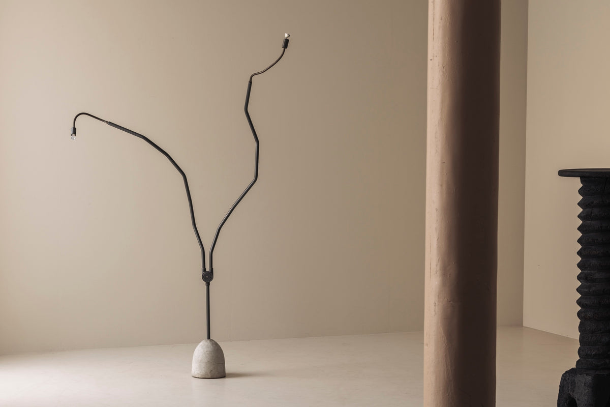 Tree Tops Floor Lamp by Ron Arad for Zeus, 1984 — side angle