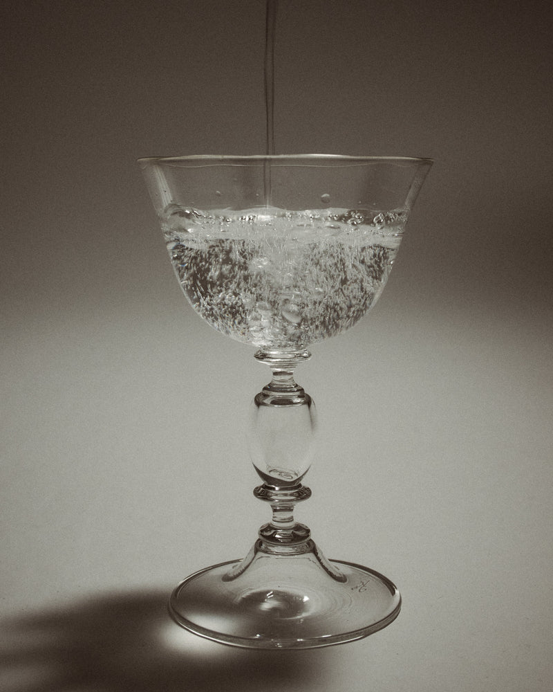 Alban Wine Glass - Set of Four by Akua Objects | The Oblist — clear glass, modern design