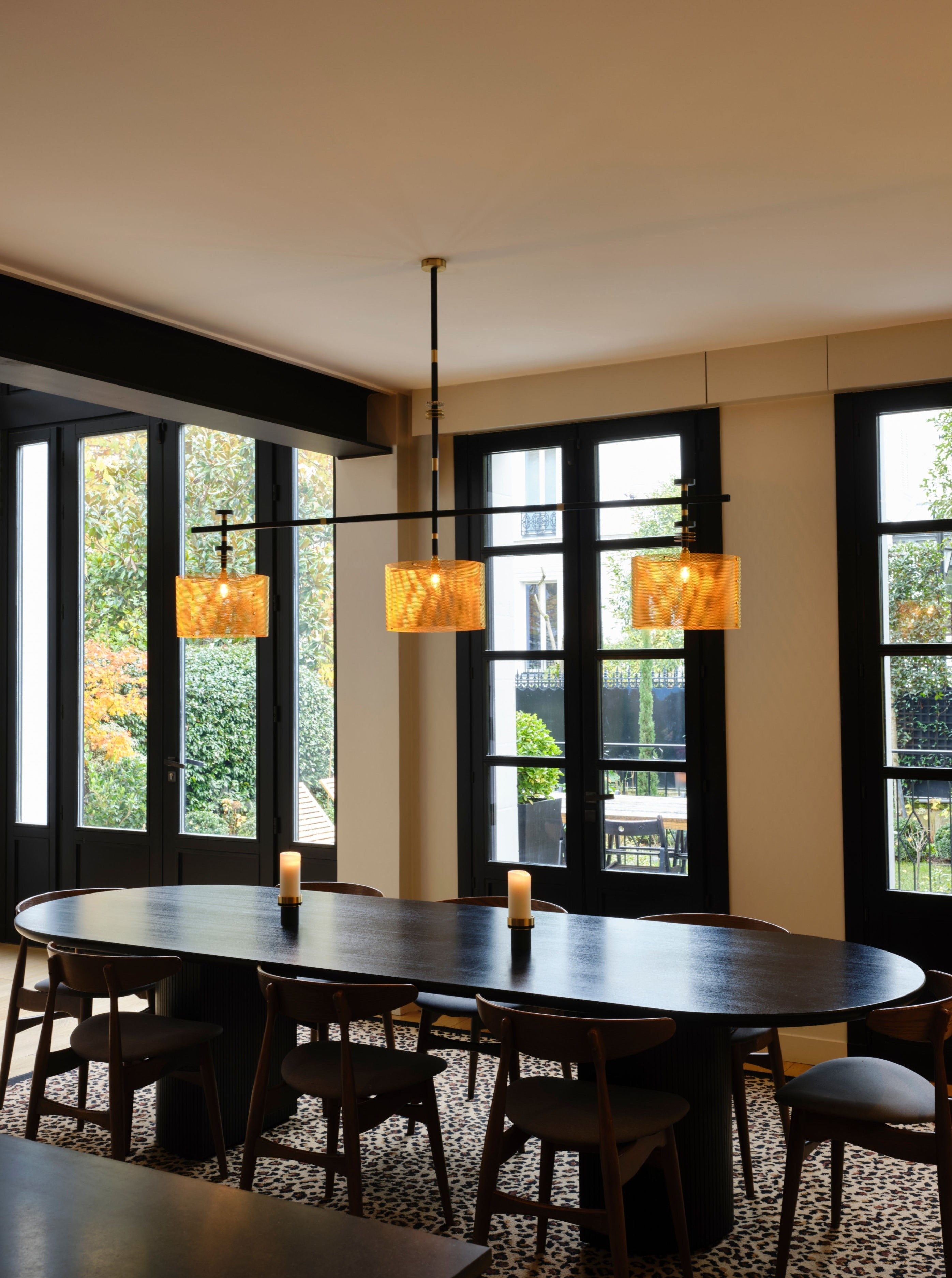 Juliette Ceiling Light — pendant light in modern dining room setting