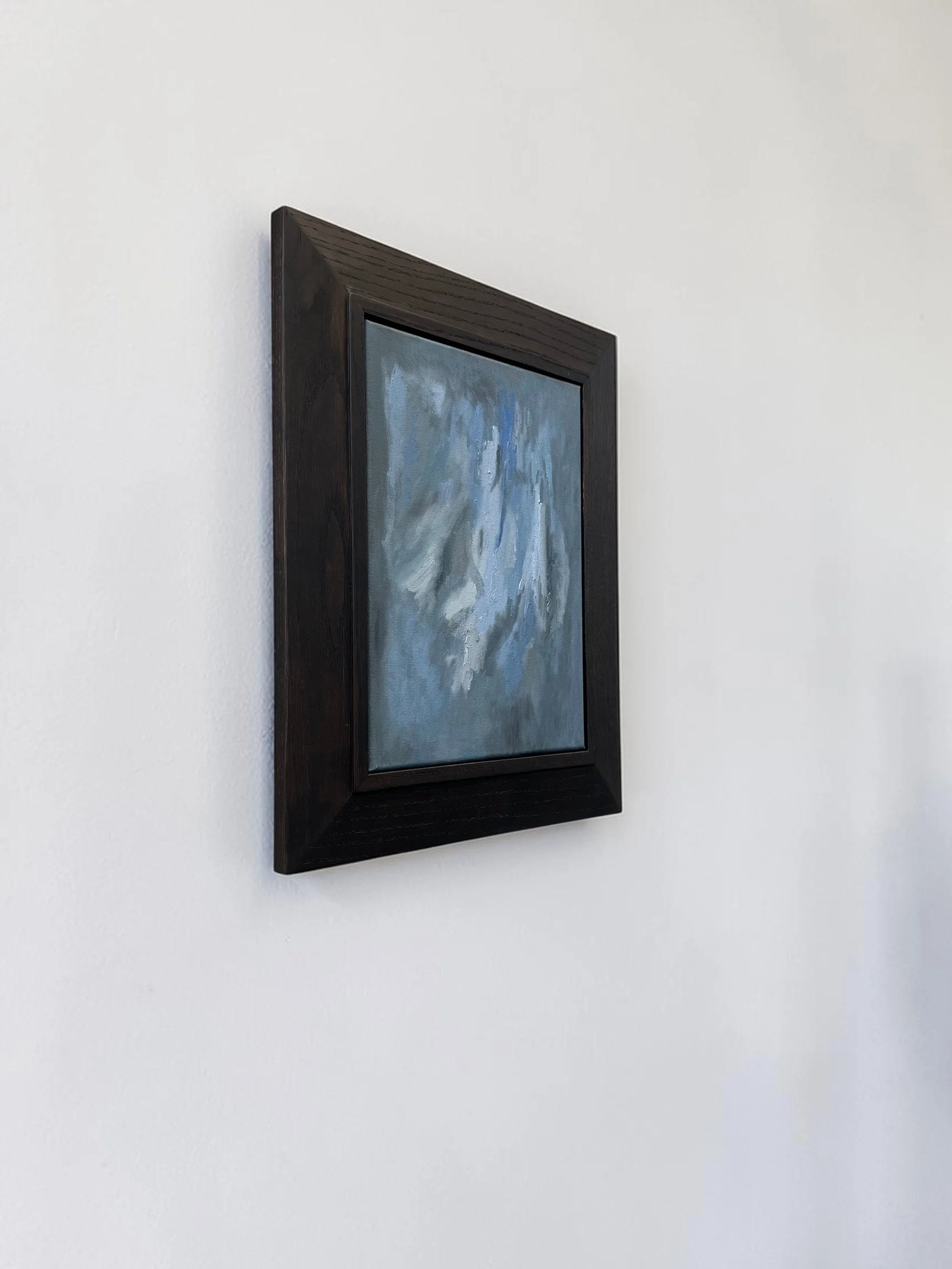 February (2025) - Oil painting by Aimée Adriaansen — detail view