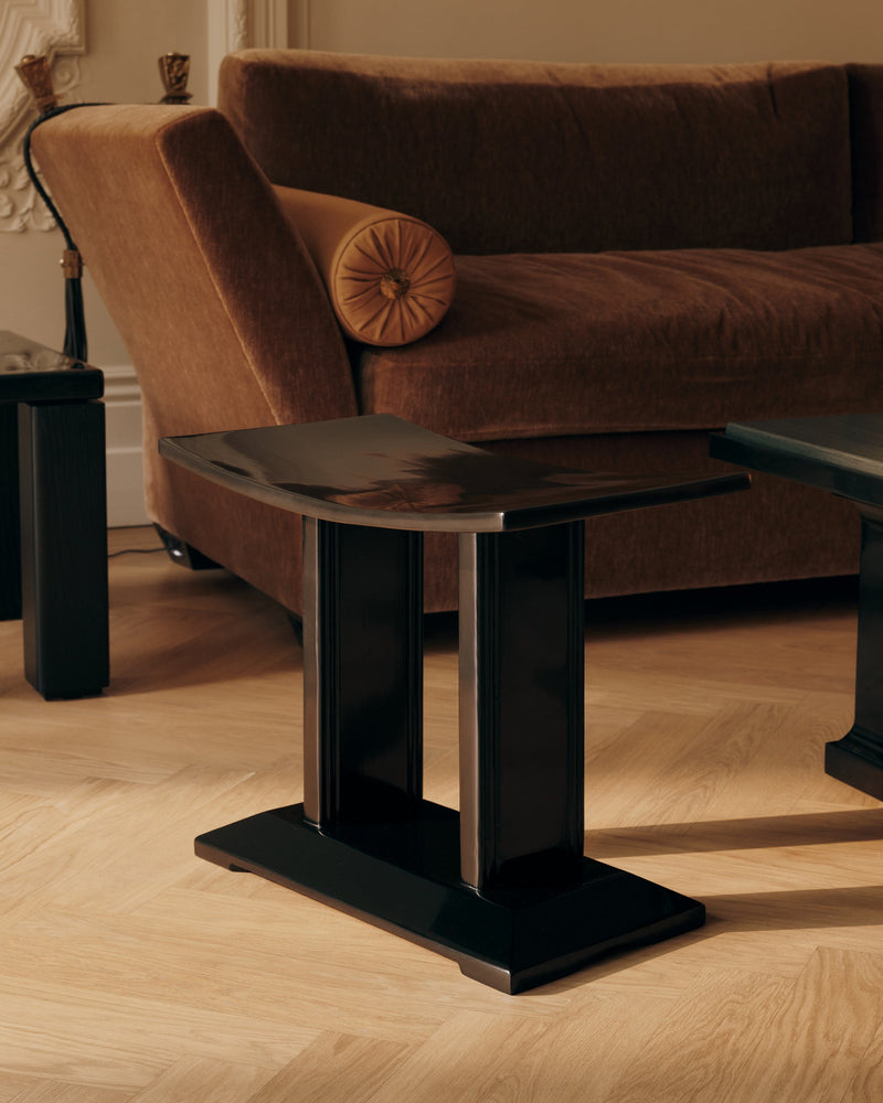 Oriole Lacquer Stool — detail view