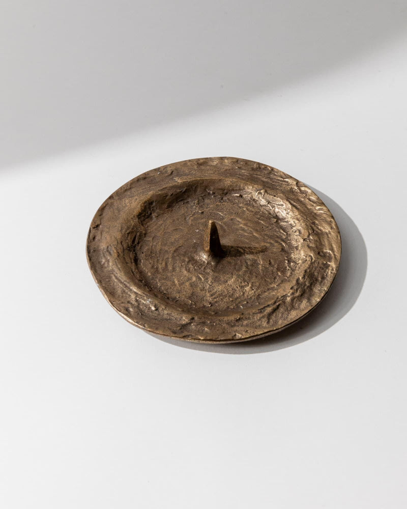 1960s Bronze Candleholder by Bottega Jacobs | The Oblist — handcrafted bronze material