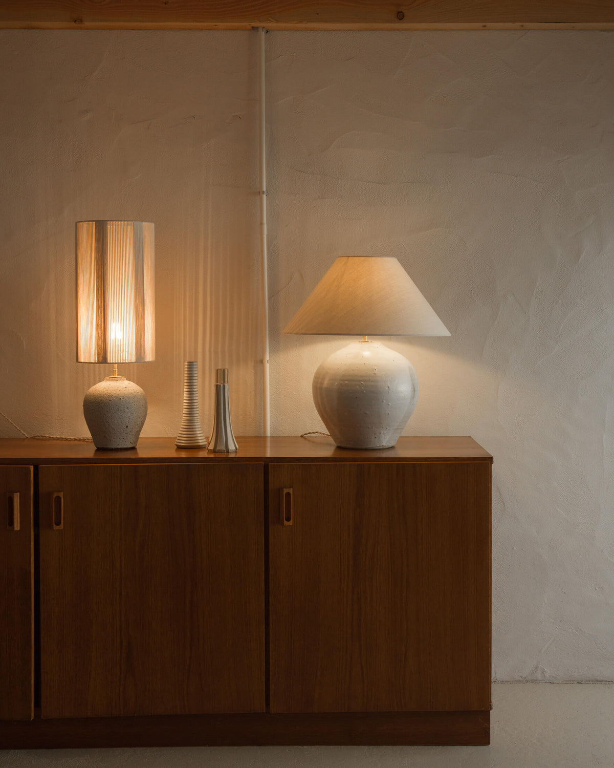 Contemporary Table Lamps in Ceramic "Méga" by Grès Éditions | The Oblist