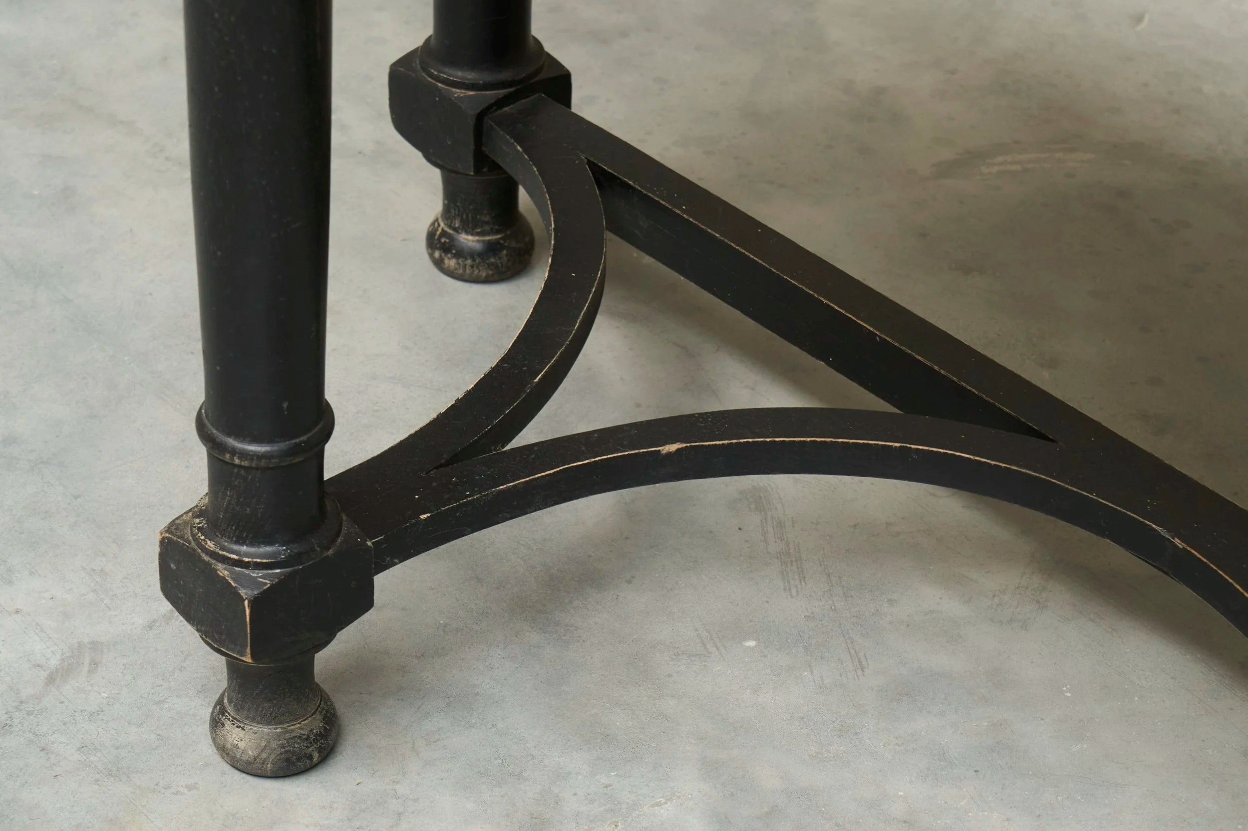 Pair of Ebonized Console Tables Early 19th Century — in context