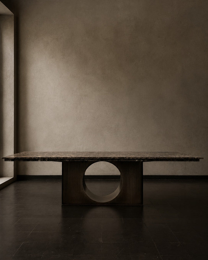 Túnel Table in Steel and Marble by Valuarte | The Oblist