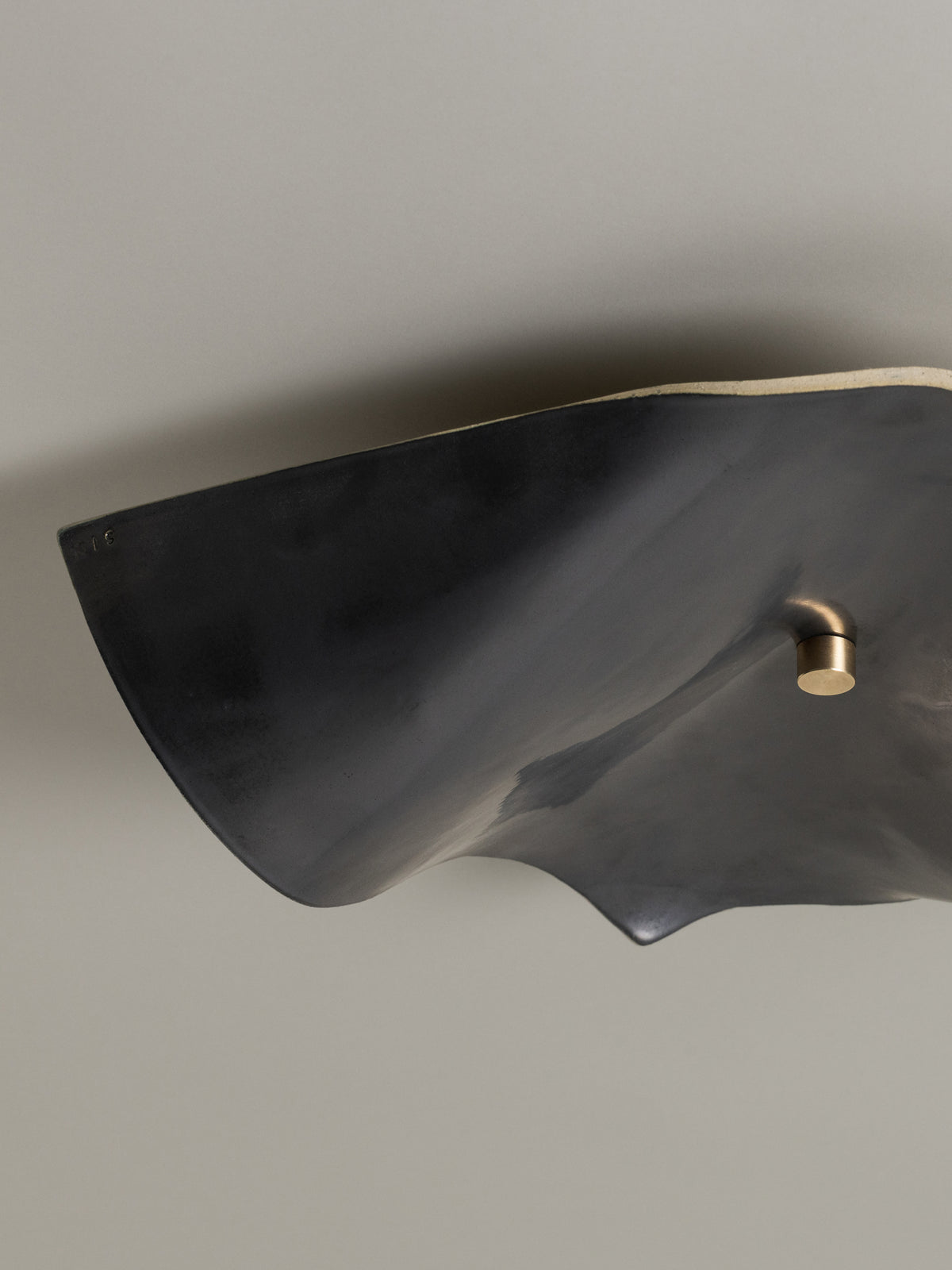 Shan Flush Mount, Graphite — lifestyle setting