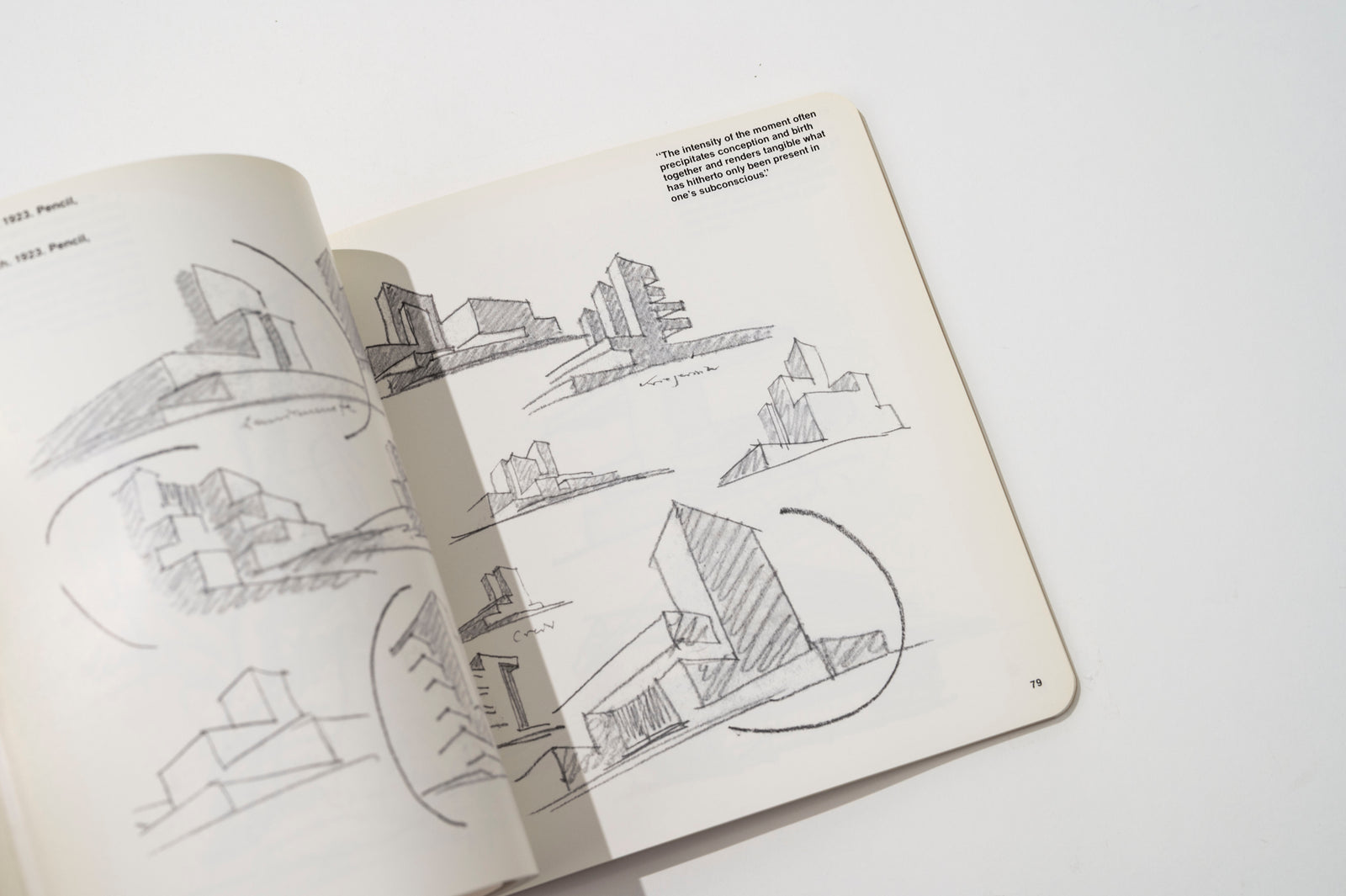 The Drawings of Eric Mendelson, 1969 Architecture and Interiors Book — alternate view