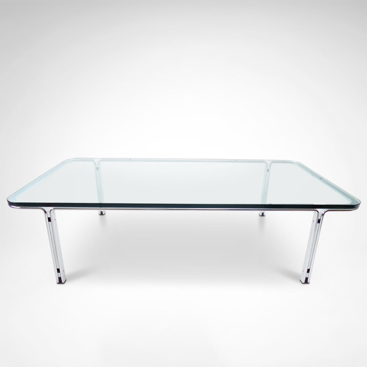 T112 Steel and Glass Coffee Table by Horst Brüning for Kill International, 1970s by Redesignable | The Oblist