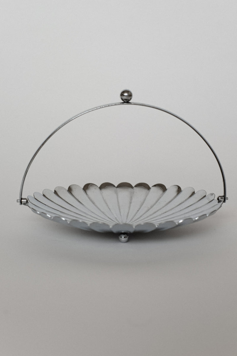 Serving Dish With Handle by septembre studios | The Oblist — metal, modern design
