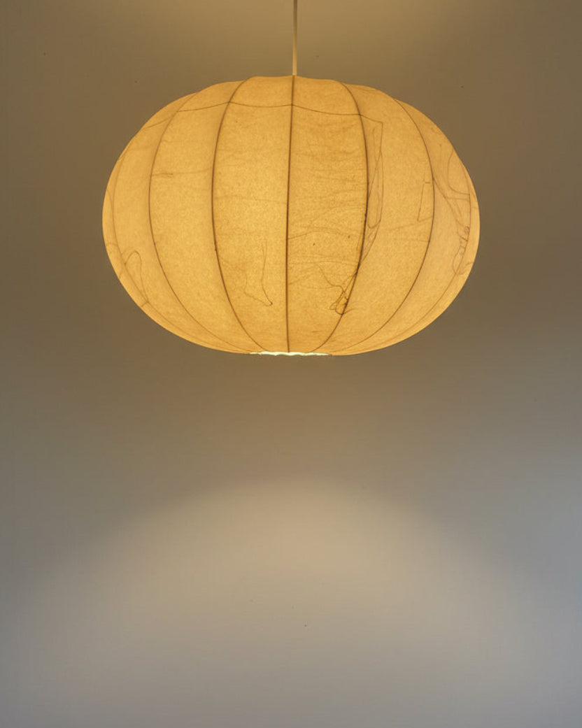 Large Cocoon Pendant Light by Achille Castiglioni for Flos, 1960s — detail view
