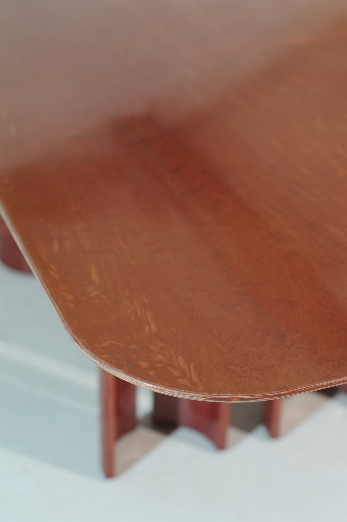 Giovanni Offredi for Saporiti Italian Root Wood Dining Table, 1980 — additional view