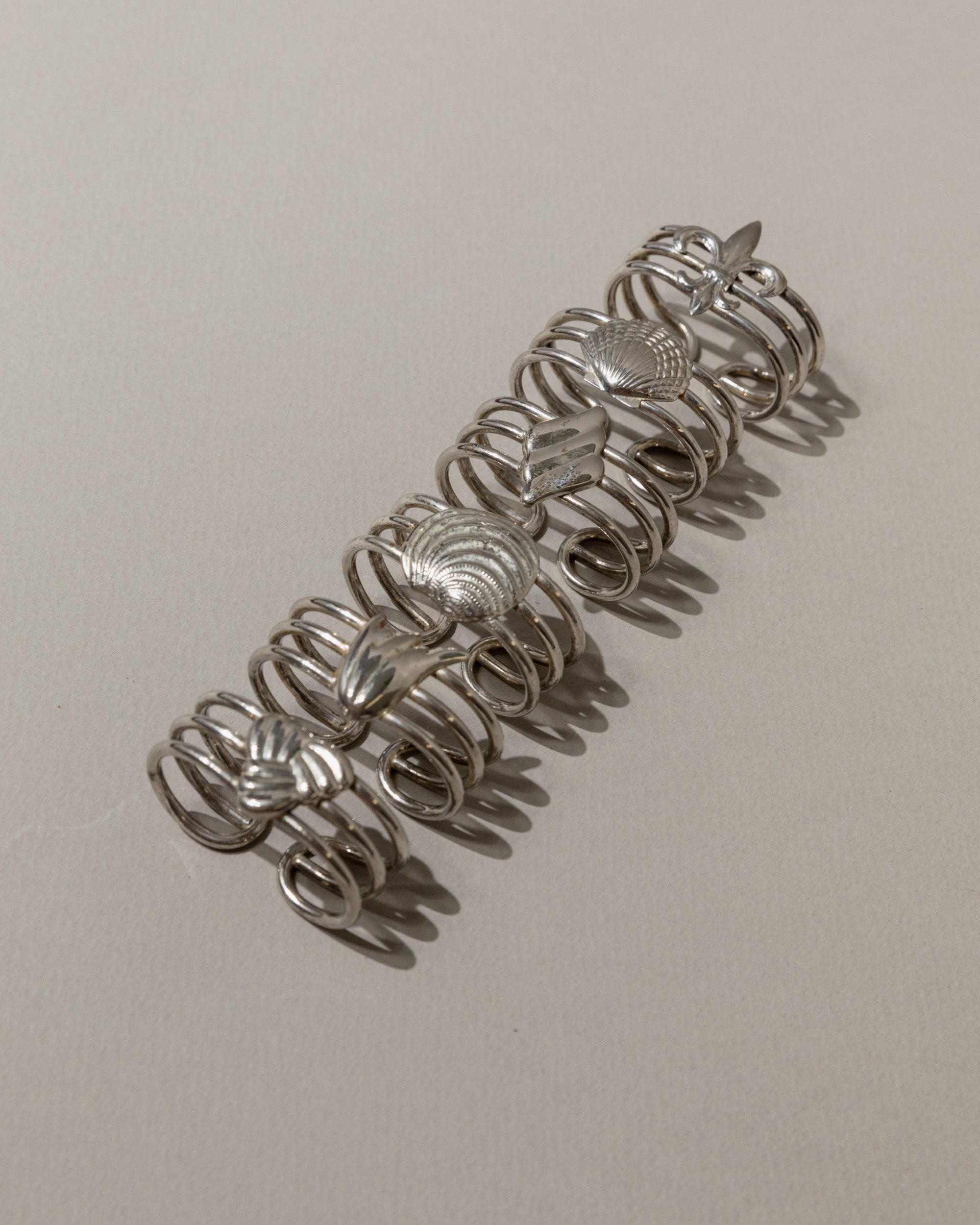 Set of 6 Vintage Napkin Rings