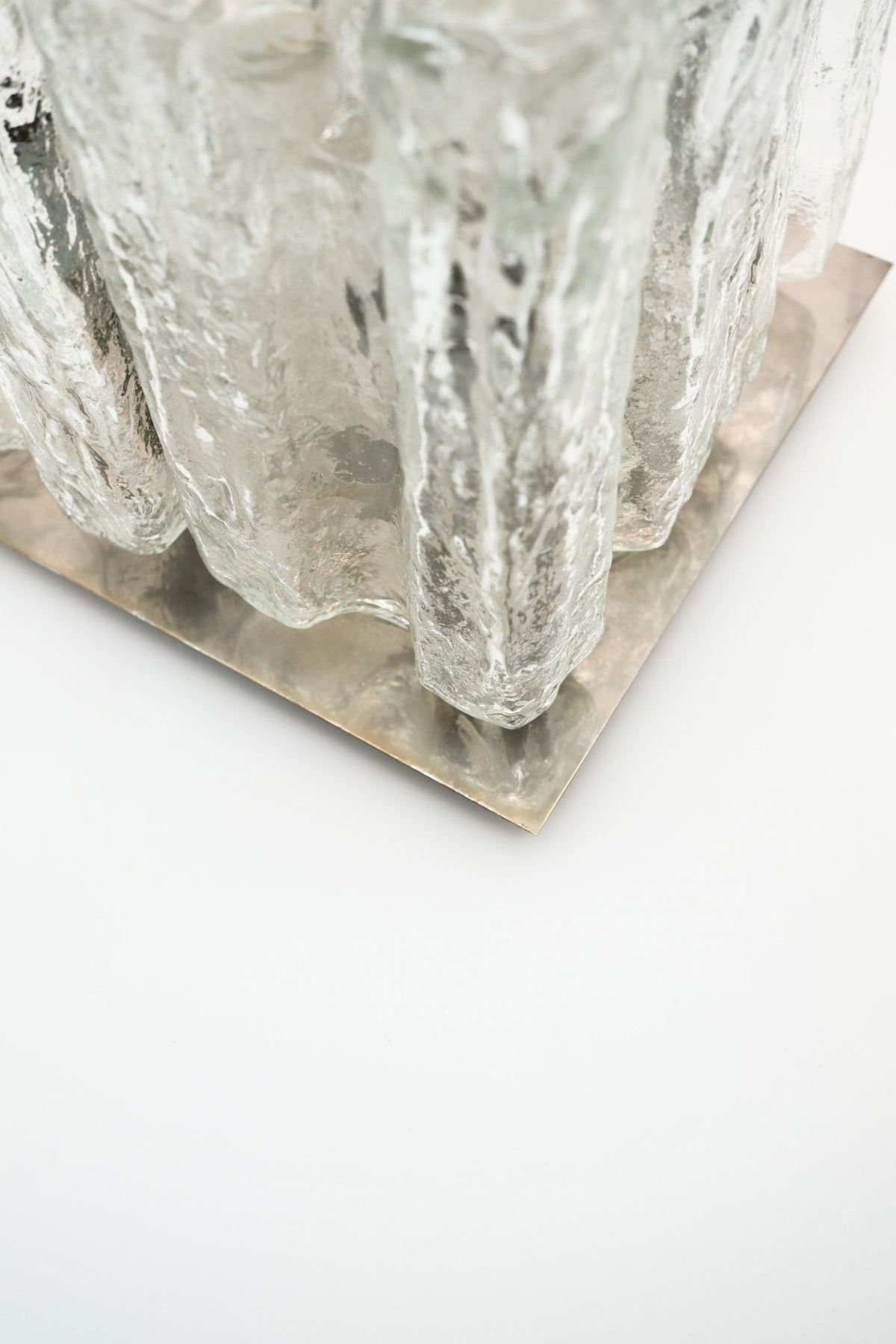 J.T. Kalmar Ice Glass Ceiling Light — lifestyle setting