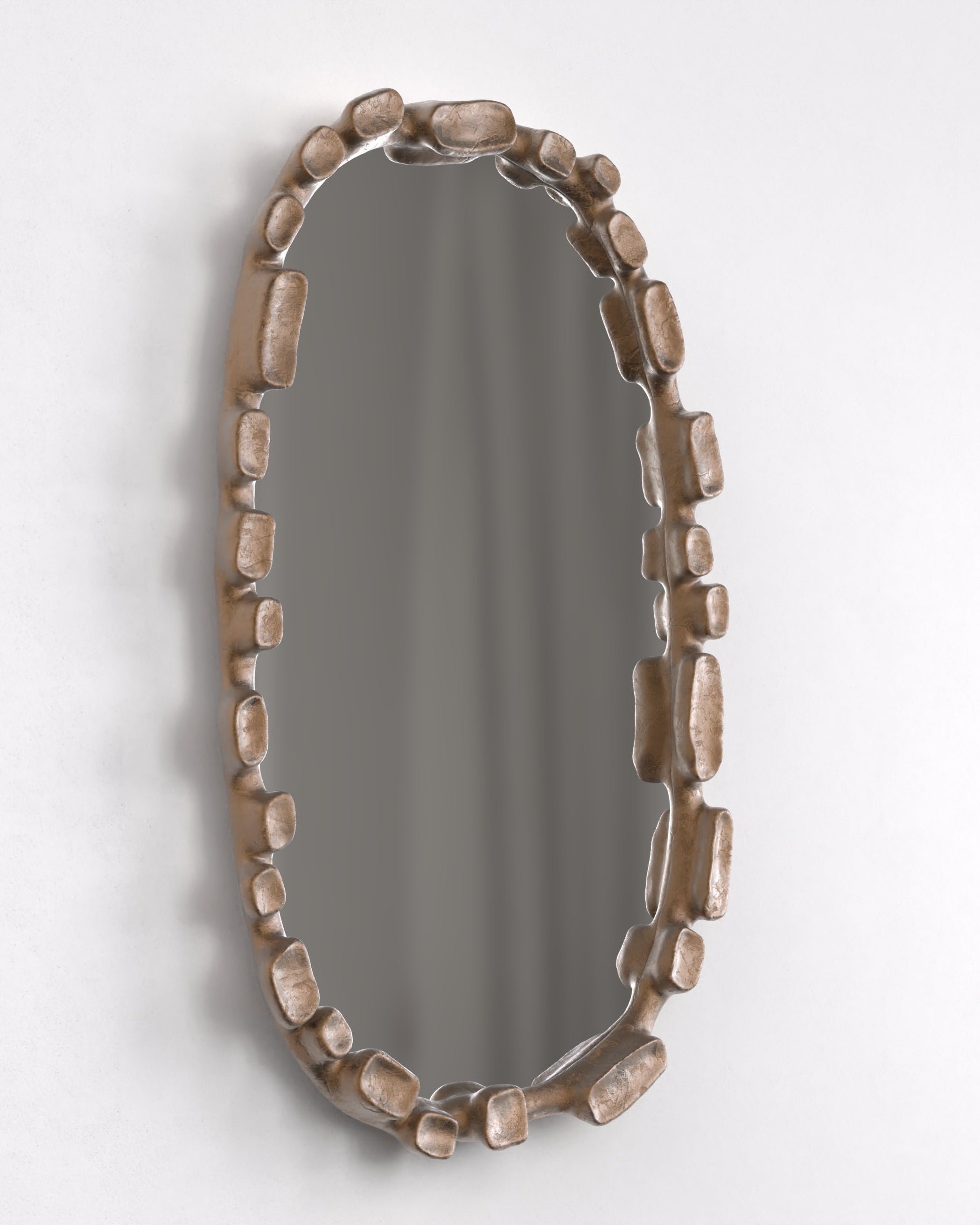 MARE V2 Wall Mirror with Cast Bronze Frame