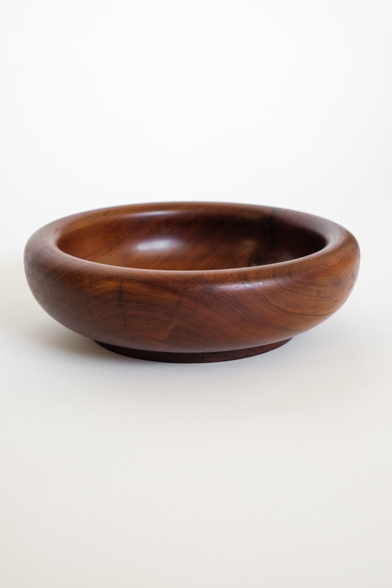 Handcrafted Wooden Bowl — close-up
