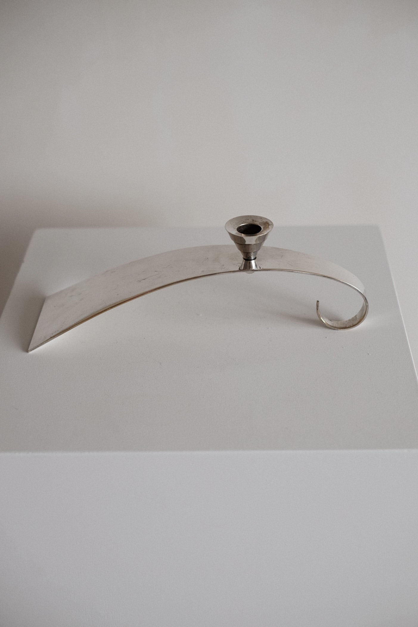 Silver Plated Candle Holder  — lifestyle setting
