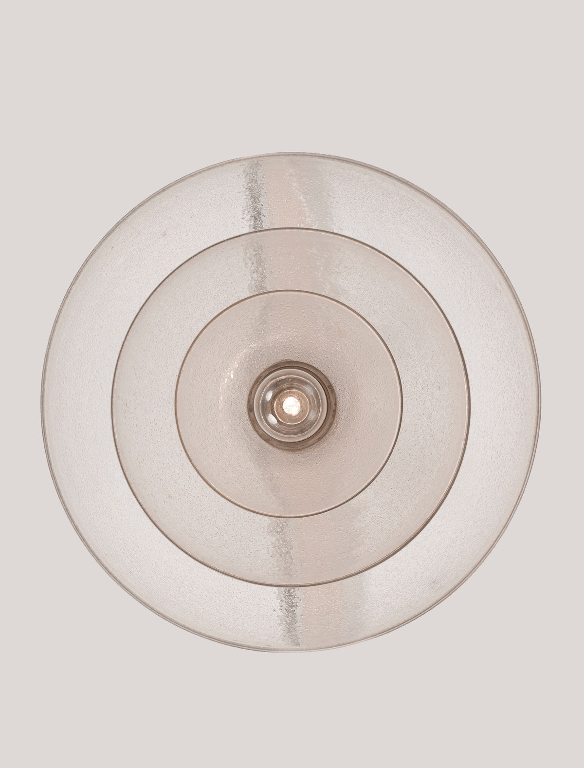 Original Three Layer Carlo Nason Pendant Light — side angle