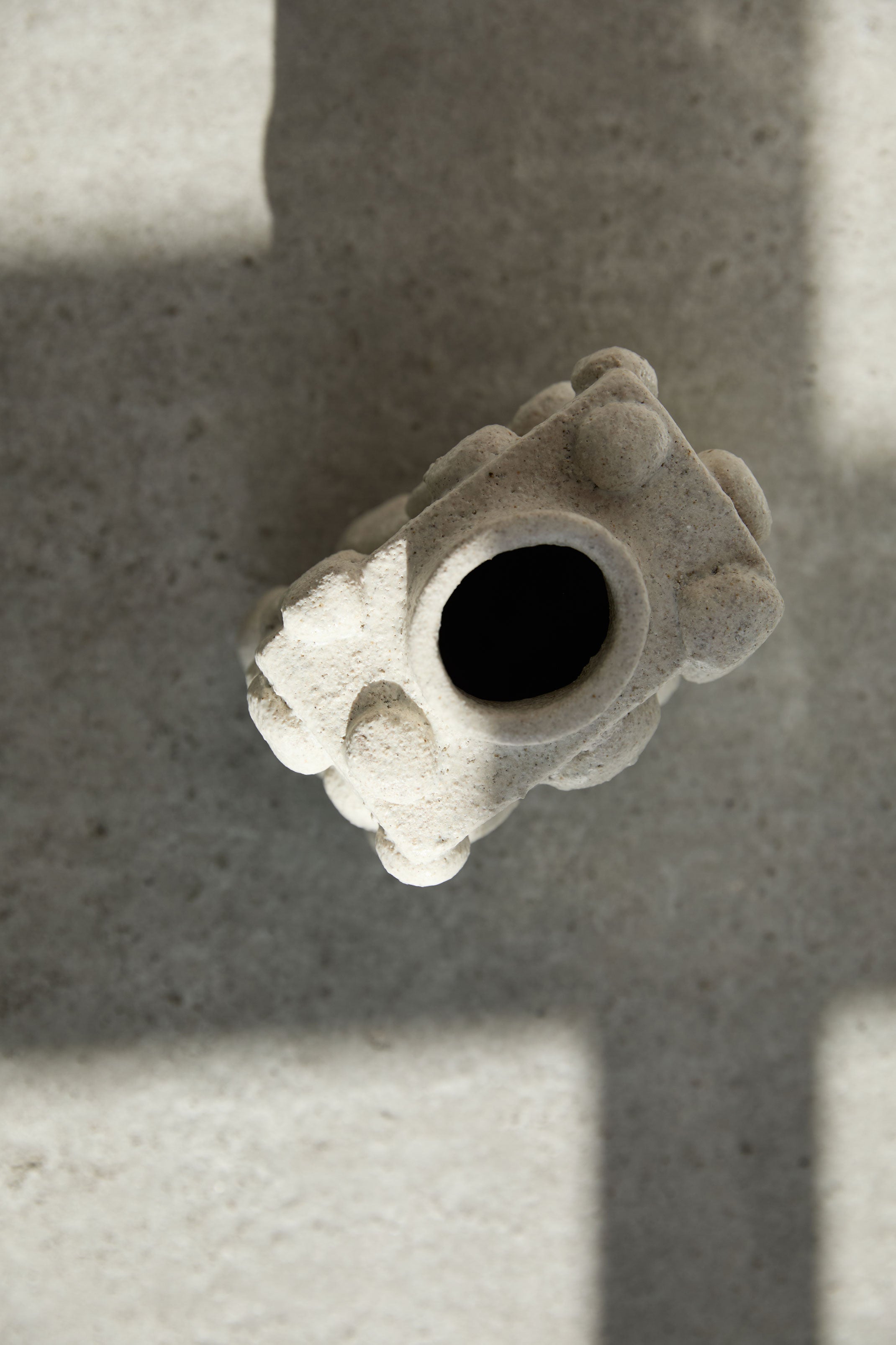 Alluvion Small Craie Ceramic Vase