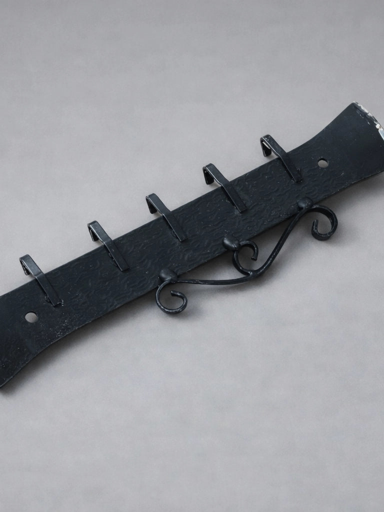 1970s Germany Vintage Metal Key Holder — side angle