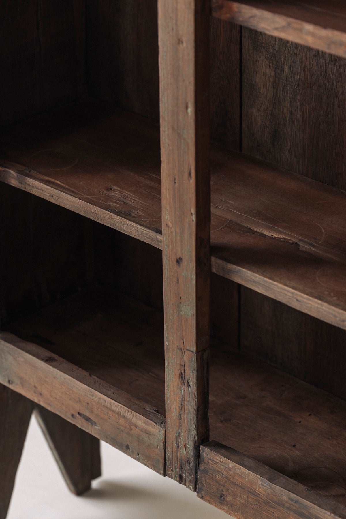 Spanish Primitive Highboard with Exceptional Patina, Late 19th Century — lifestyle setting