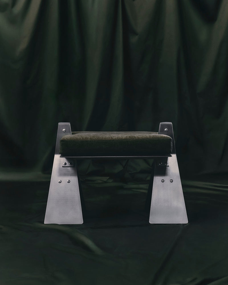 Banquette "CAMEL", military canvas.  by Tom Ducarouge | The Oblist