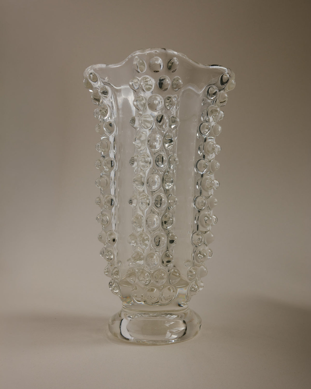 Ercole Barovier “Bugnato” Murano Glass Vase for Barovier & Toso 1960s — detail view