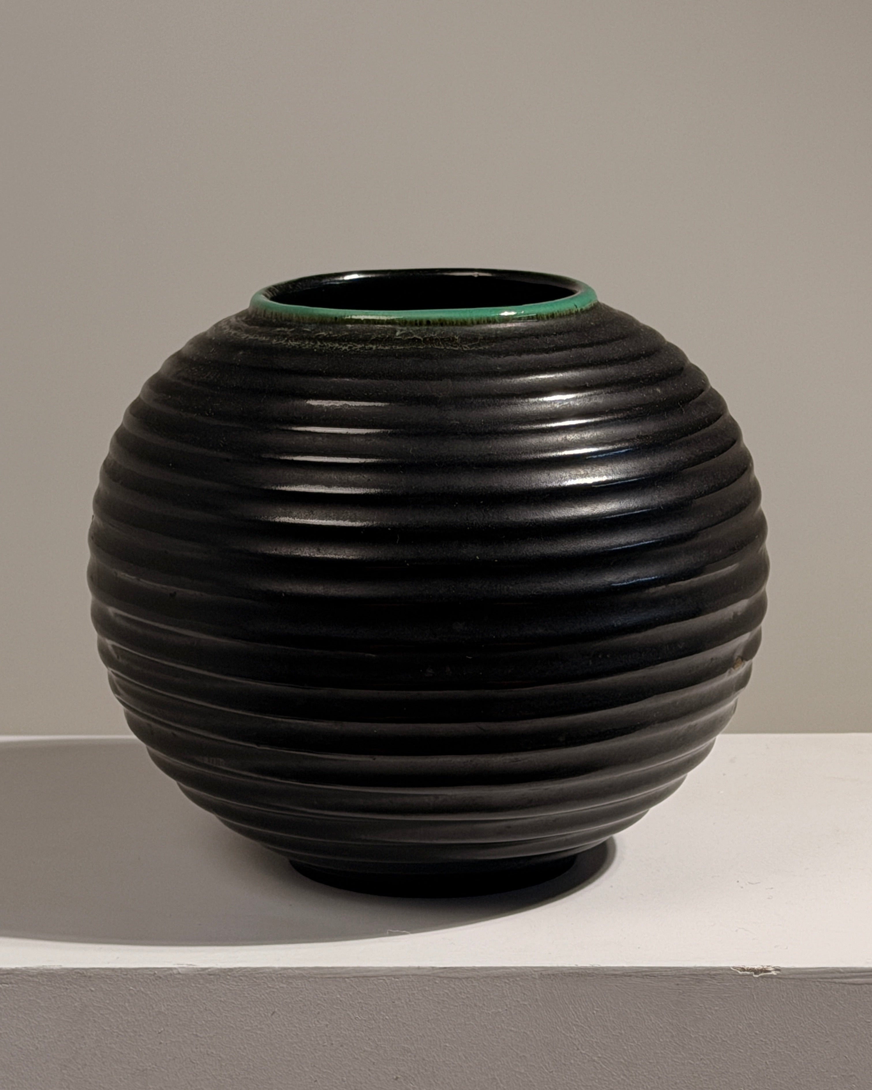 Art Deco ceramic vase, France, circa 1920.  by Figuresdesign | The Oblist