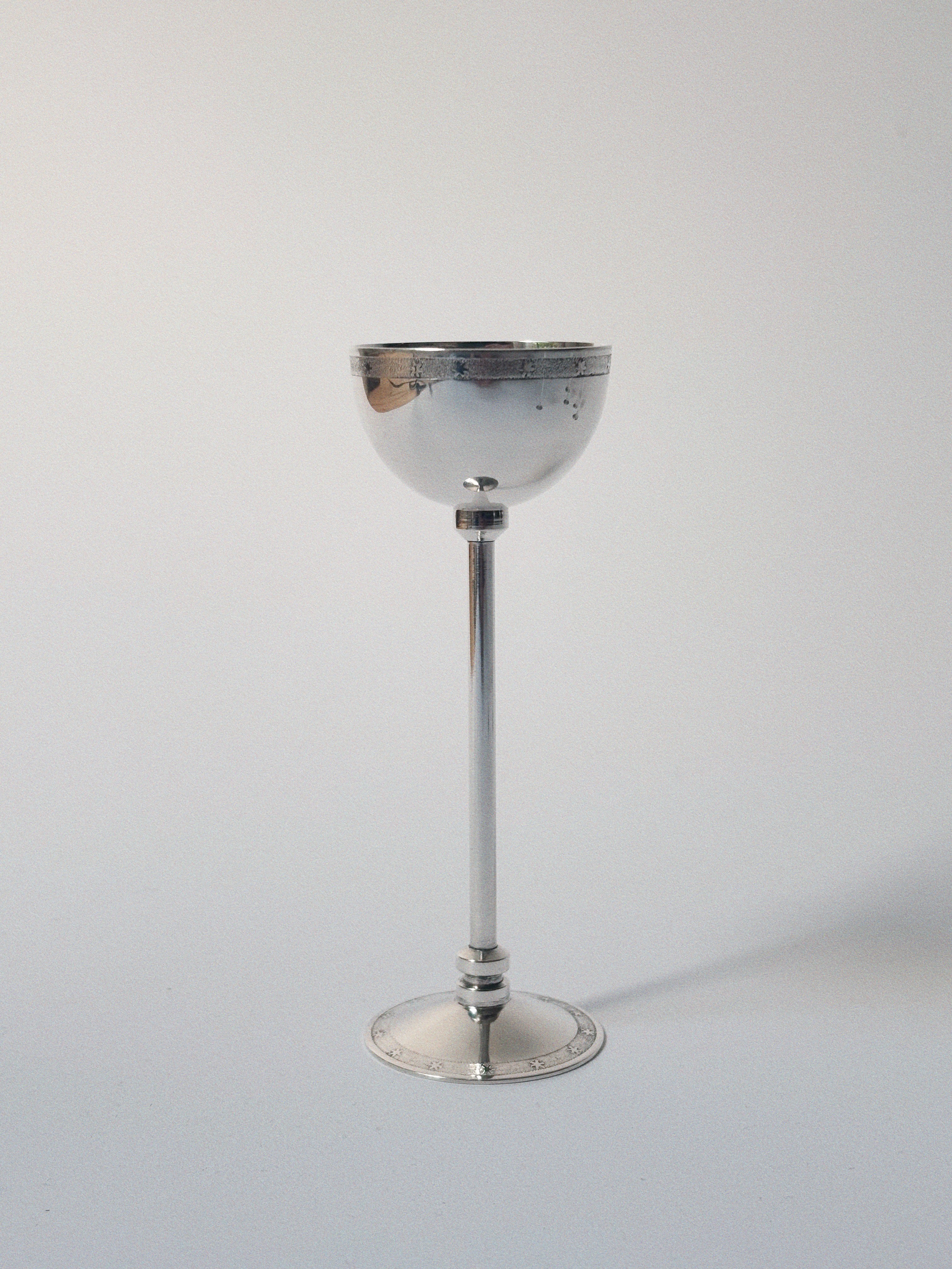 Silver-Plated Liqueur Server Set, 1980's — close-up