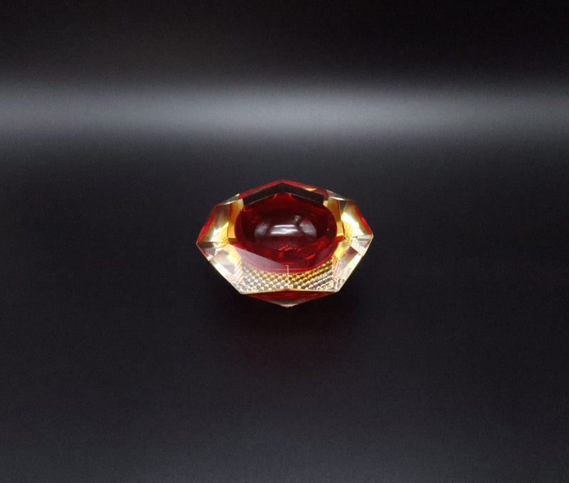 Mid-Century Murano Sommerso Glass Vide-Poche by Flavio Poli for Seguso, 1960s by Forma Finds | The Oblist