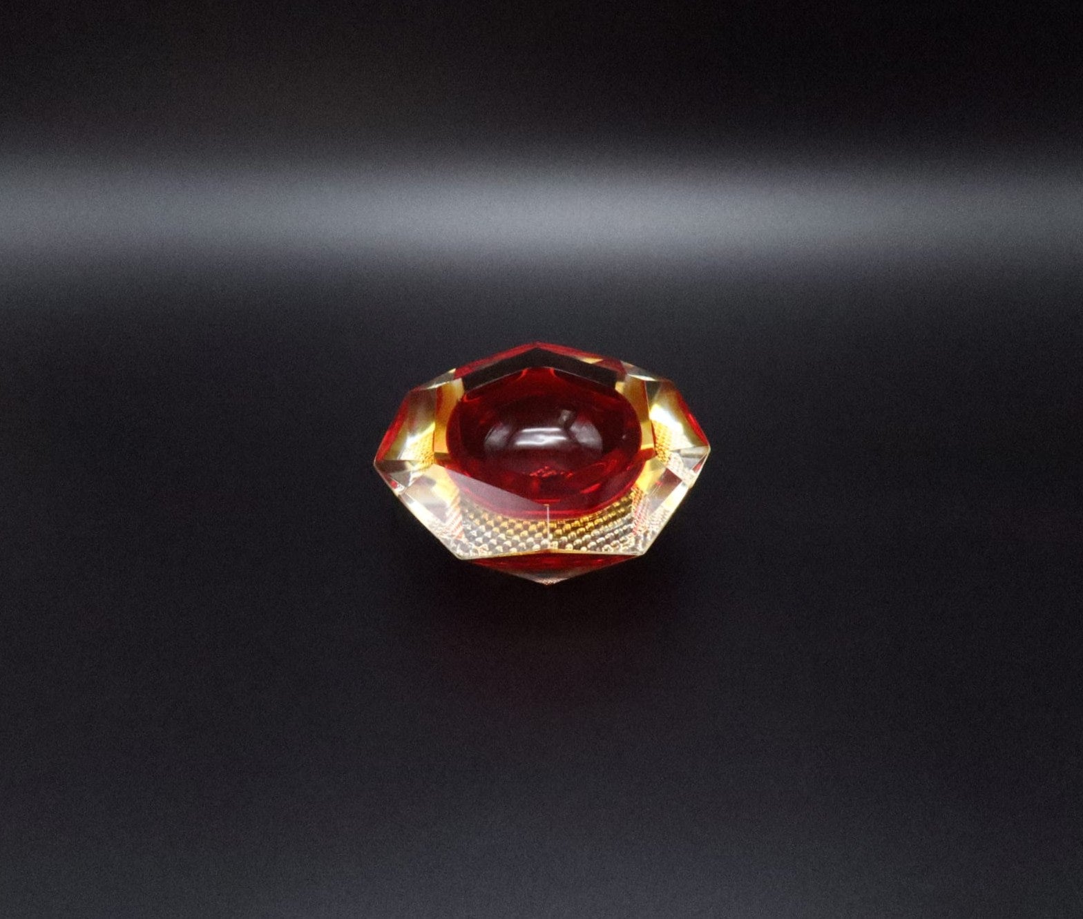 Mid-Century Murano Sommerso Glass Vide-Poche by Flavio Poli for Seguso, 1960s by Forma Finds | The Oblist