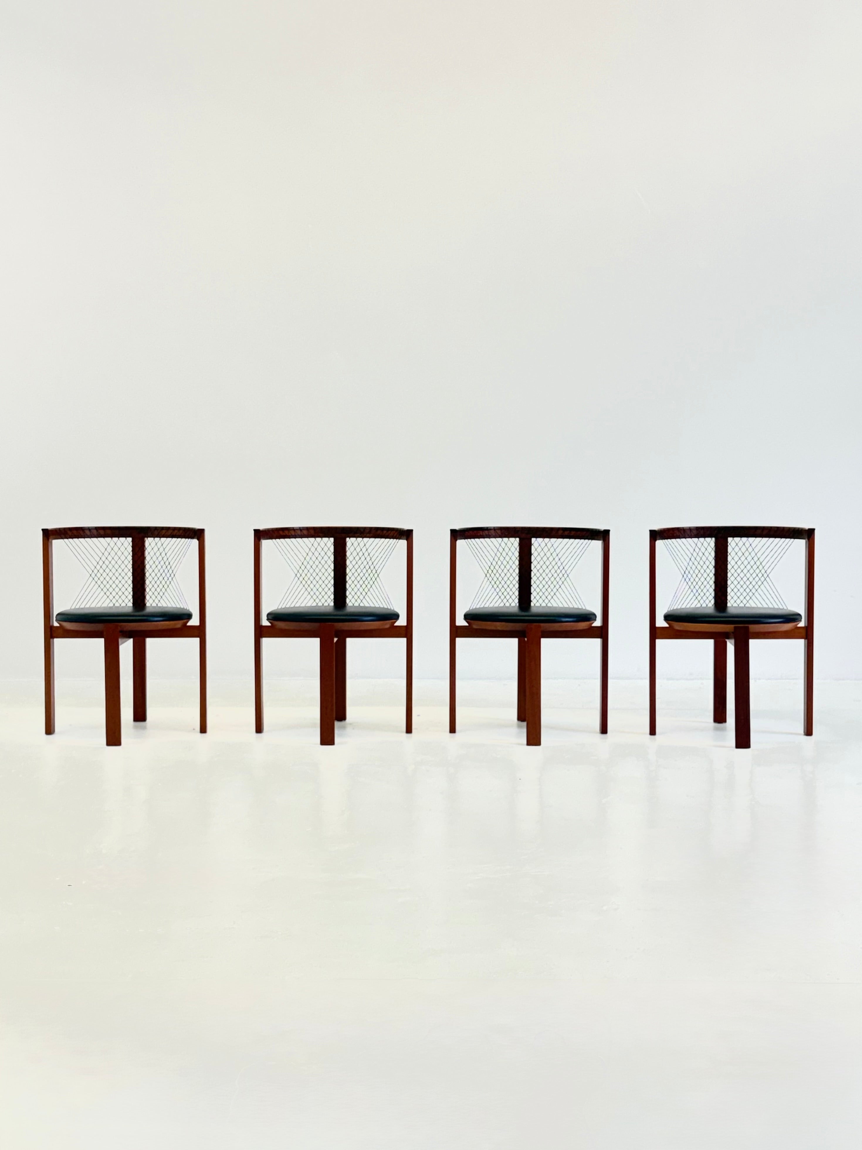 Set of Tranekær String chairs by Niels Jørgen Haugesen — additional view